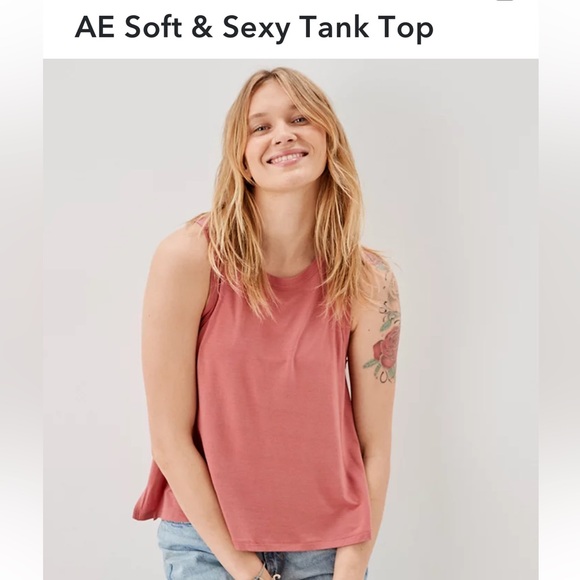 AEOđŚ
Soft & Sexy Tie Die Scoop Neck Tank Top XS - Picture 10 of 11